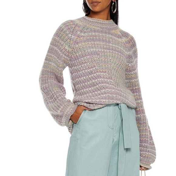 NICHOLAS Maliya Marled Alpaca Blend Sweater Size Small - Picture 10 of 14